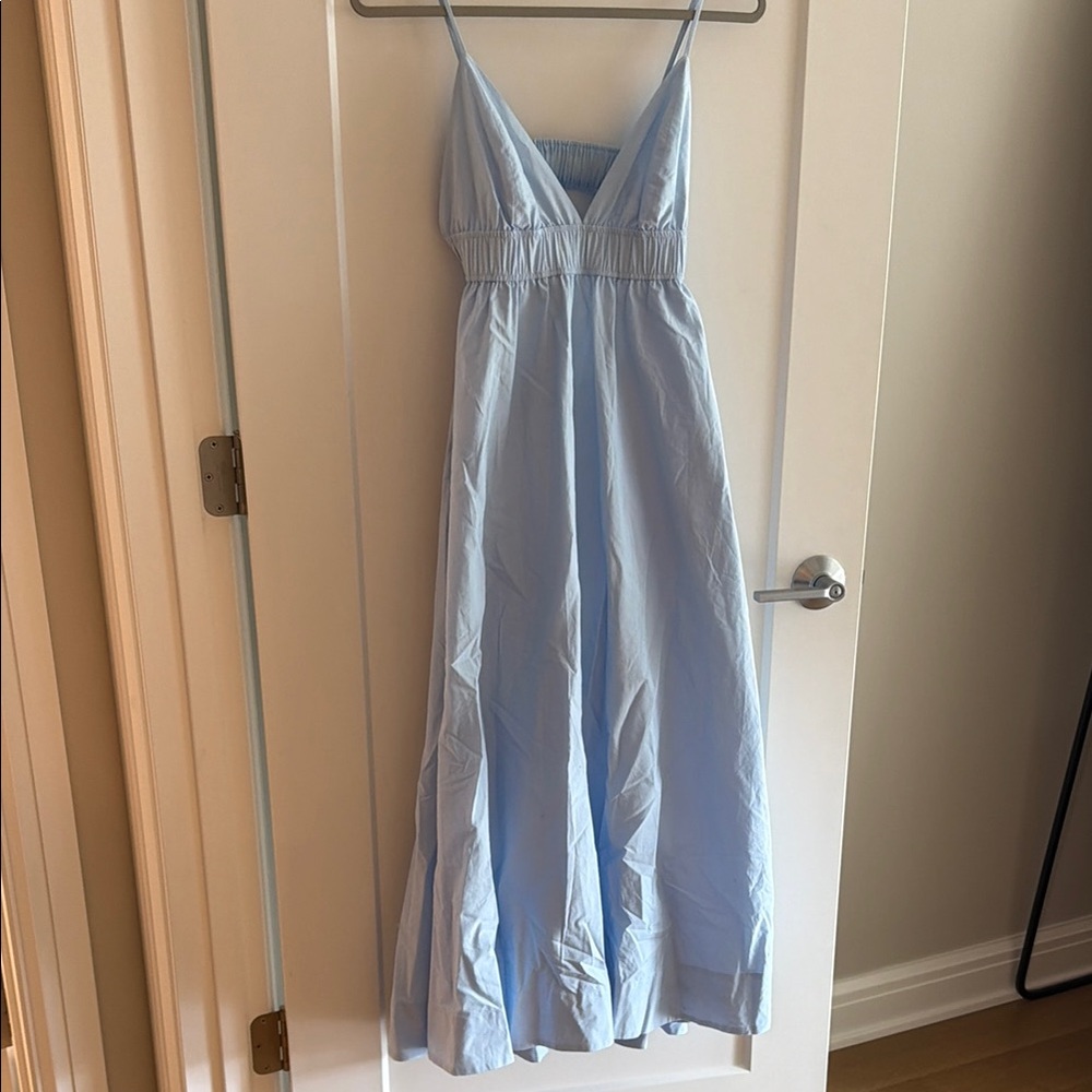 Aritzia Light Blue Maxi Dress - Babaton